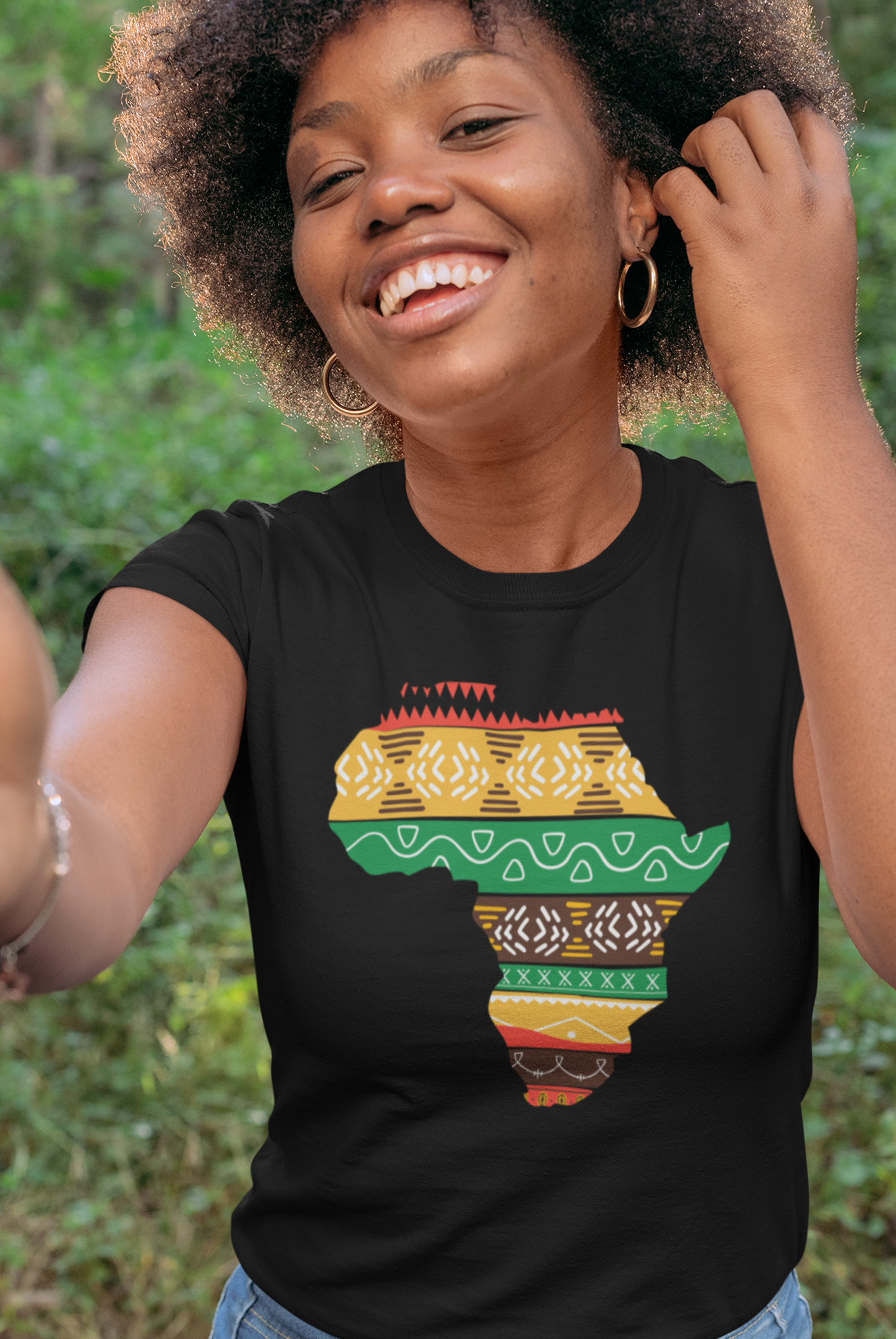 Women's Africa Map Tee