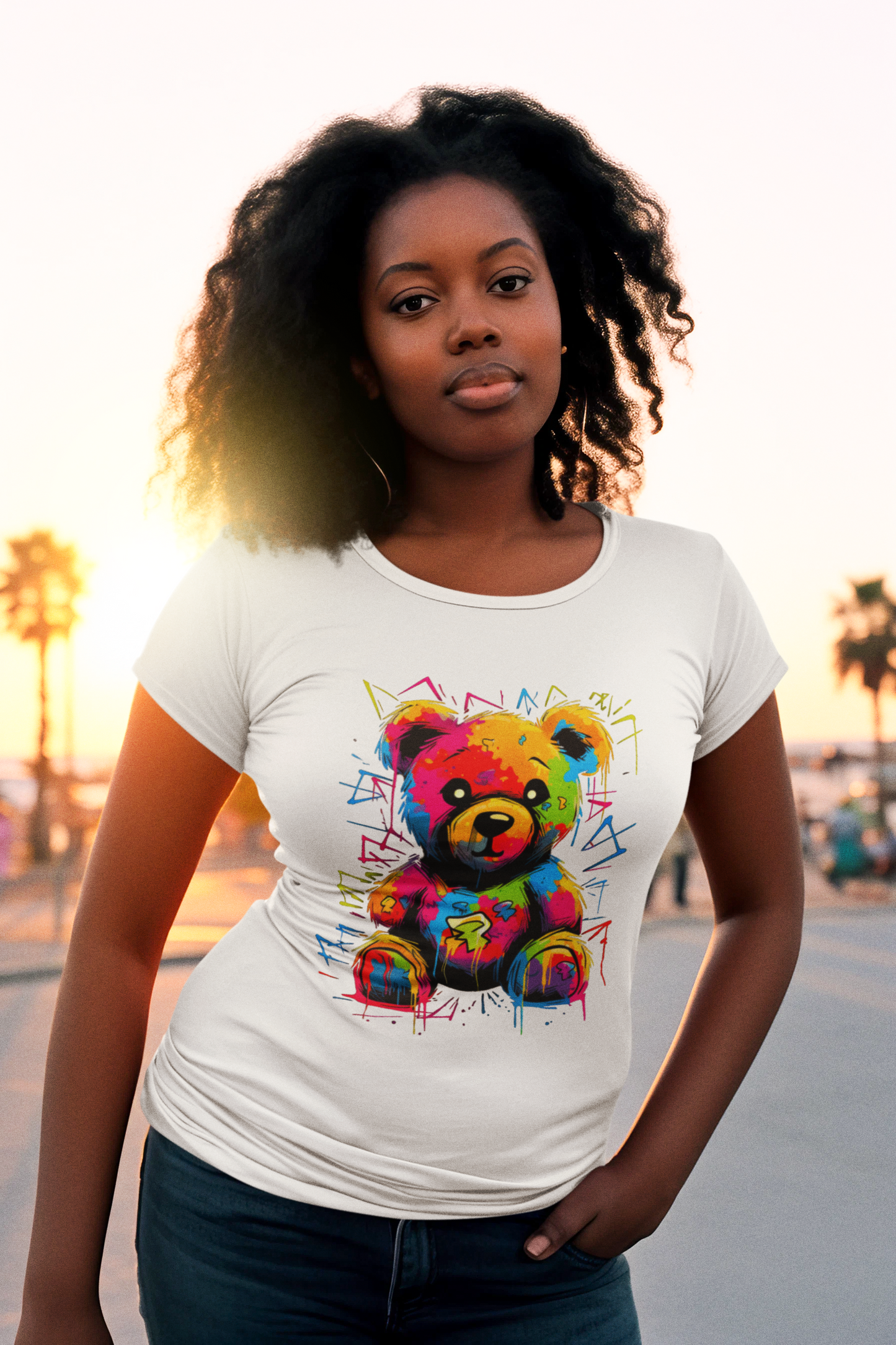 Women's Geo Teddy Tee