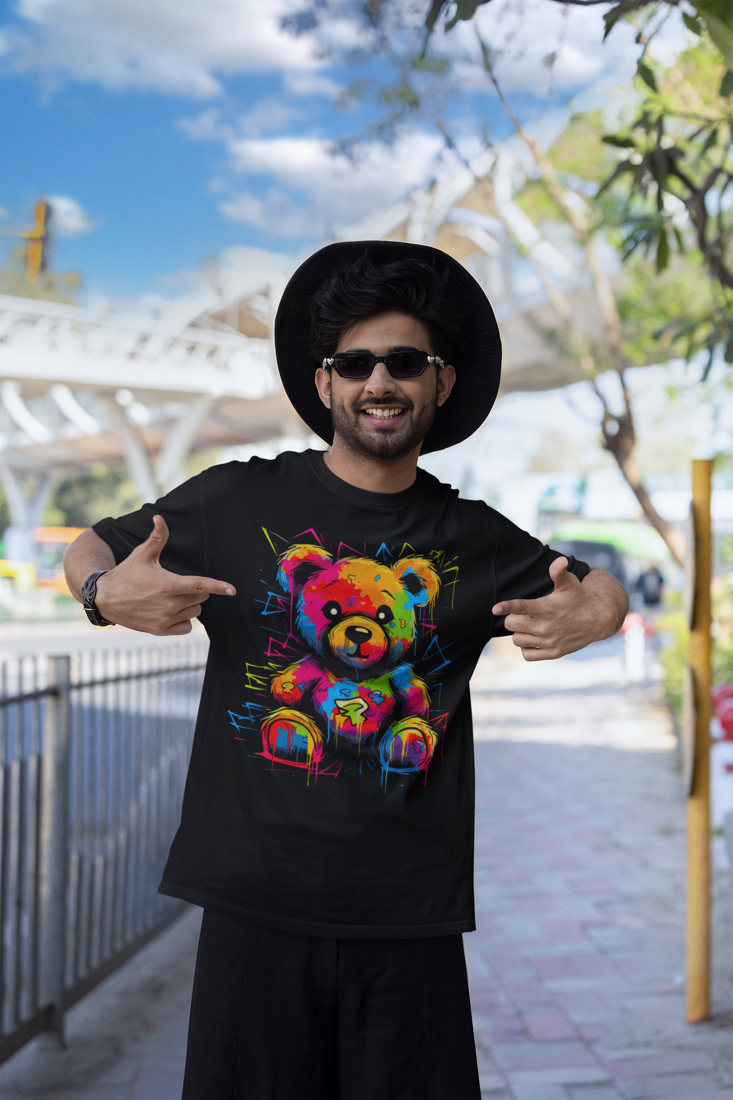 Men's Geo Teddy Tee