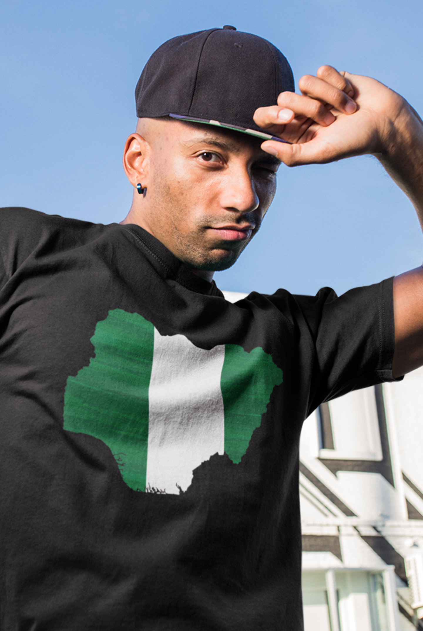 Men's Naija Map Tee