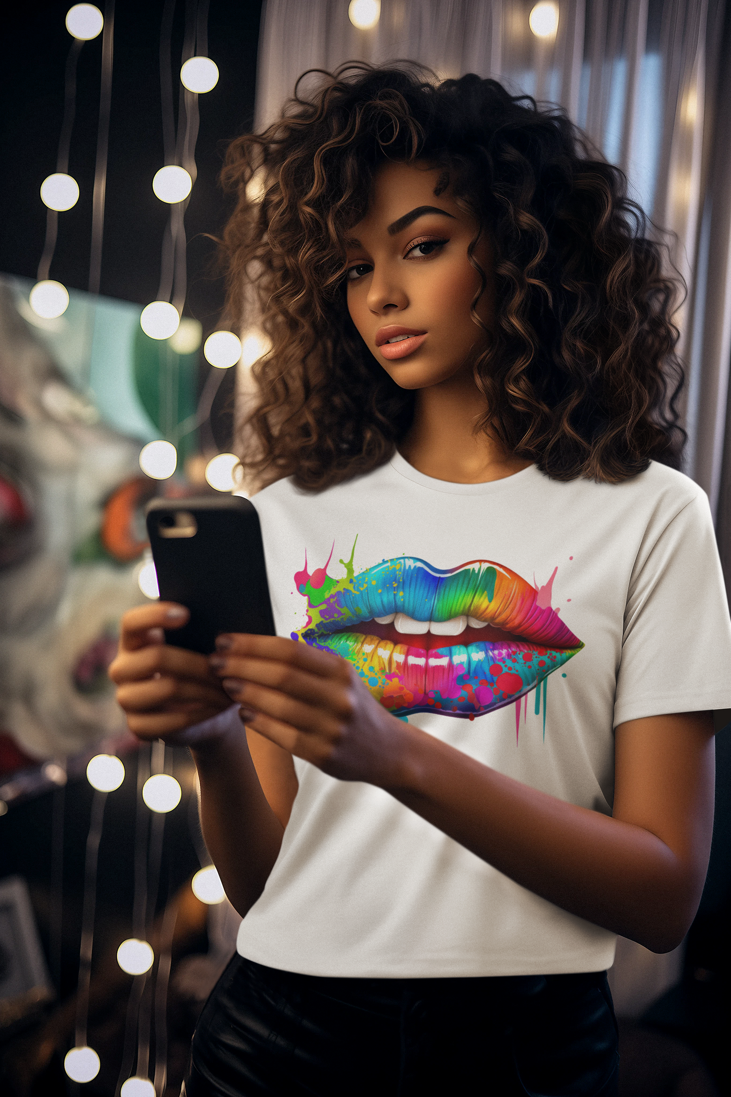 Colorful Lip Tee
