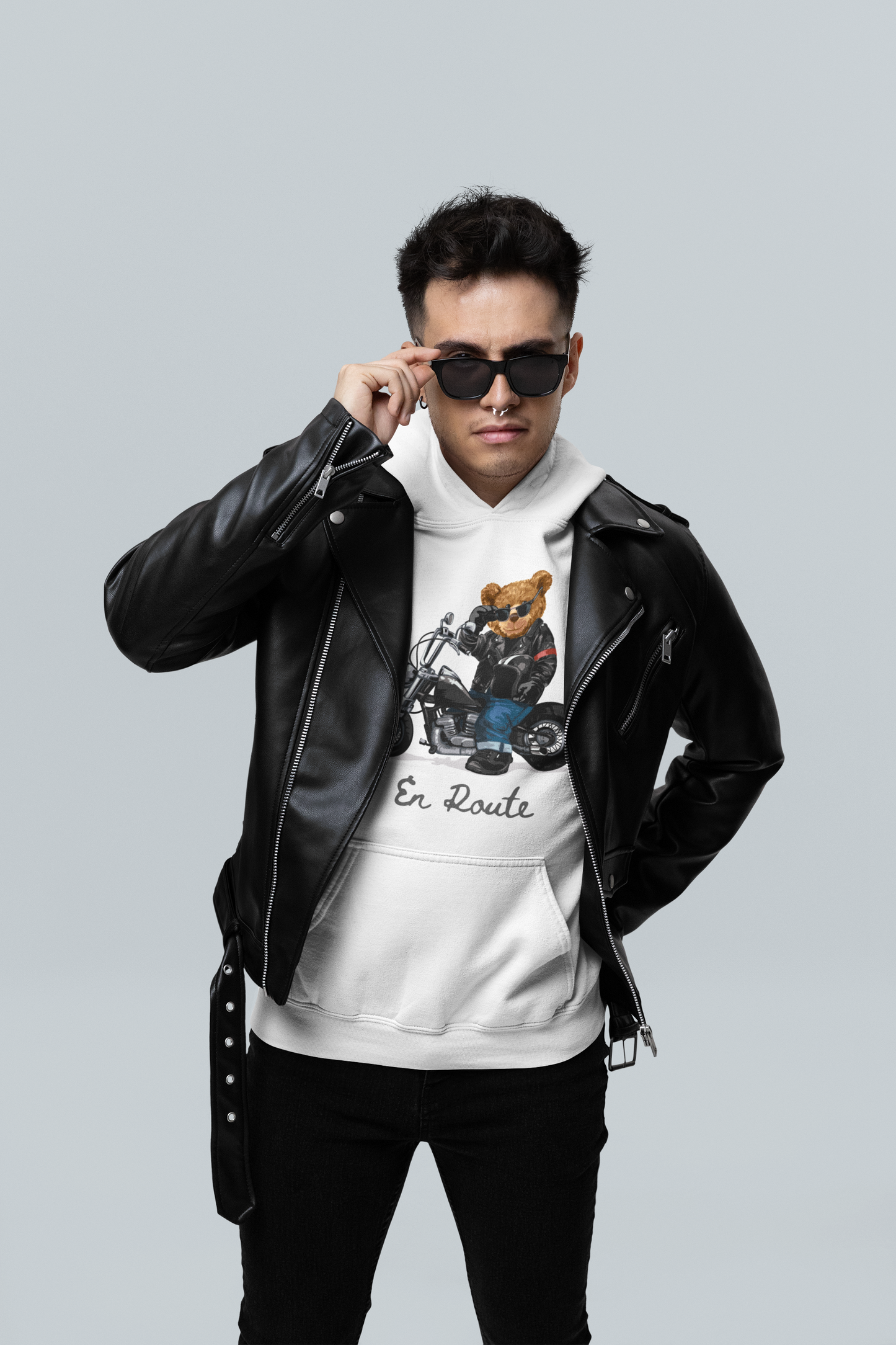 Biker Enroute Teddy Hoodie