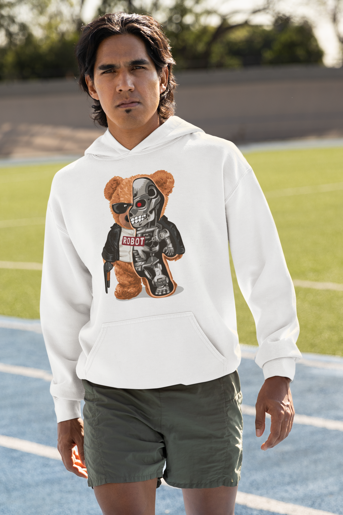Robot Teddy Hoodie