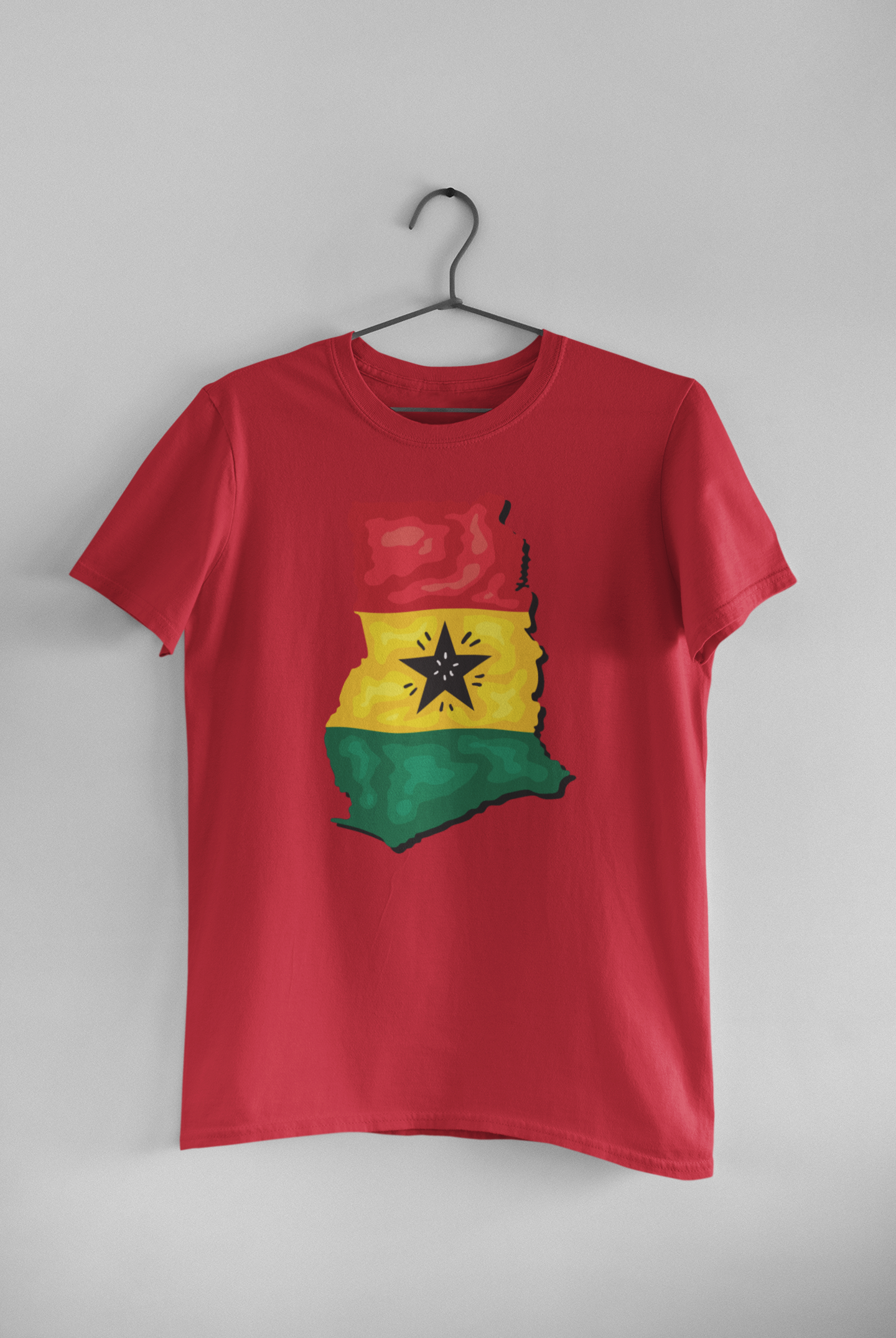 Women's Ghana Flag Tee