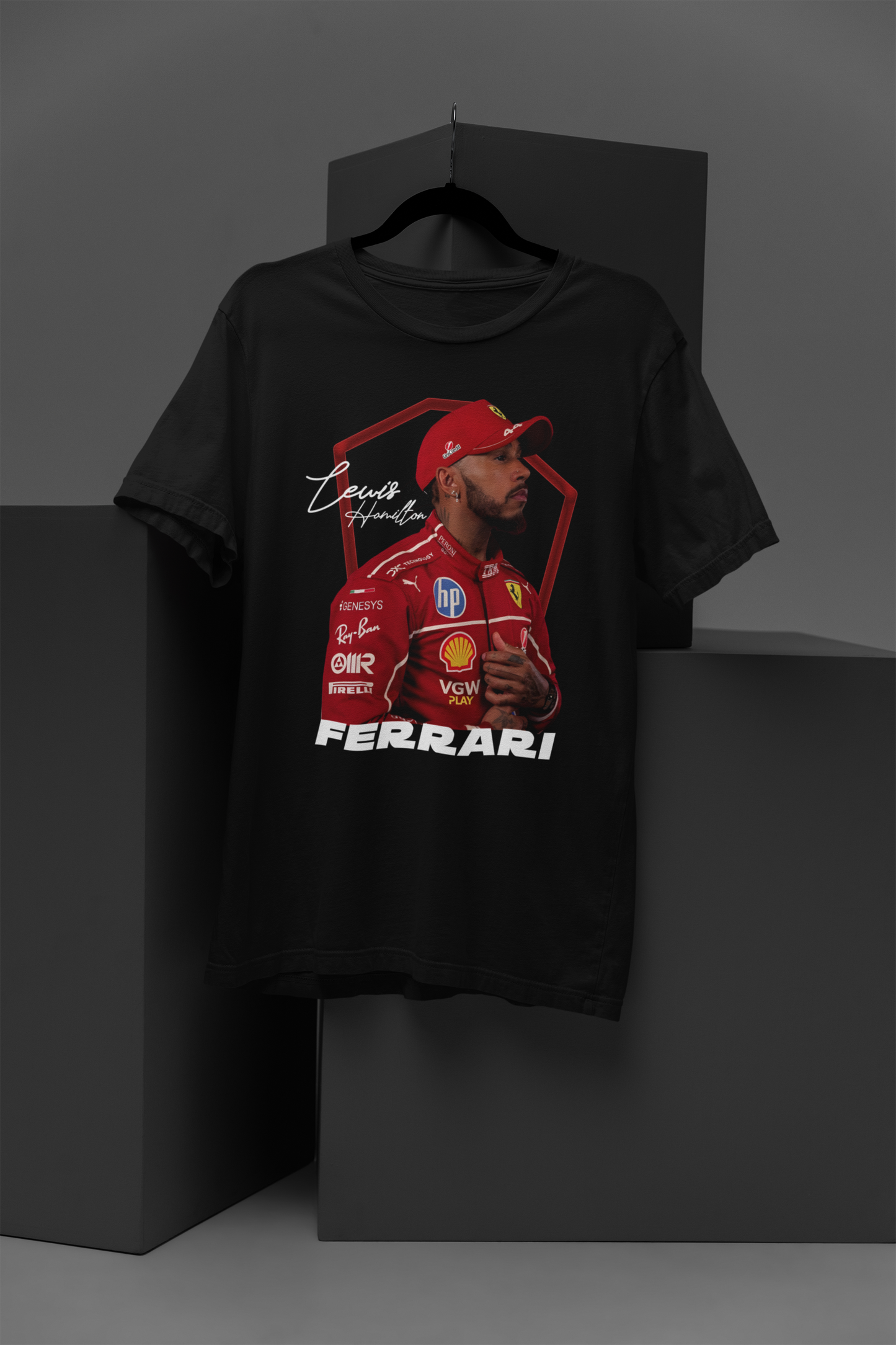 Women's Lewis Hamilton Ferrari Tee