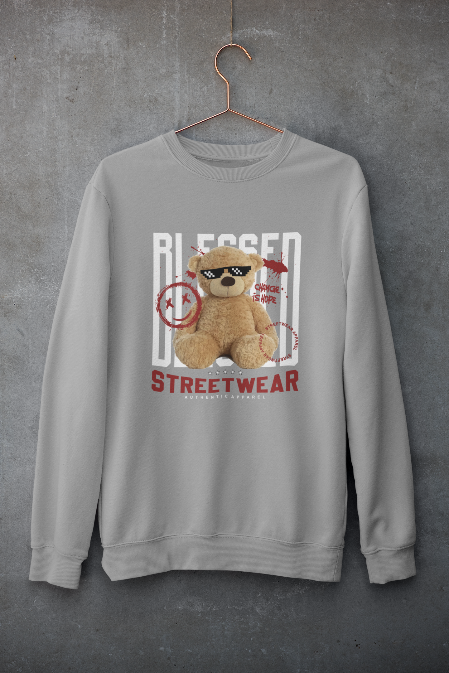 Blessed Streetwear Teddy Sweatshirt