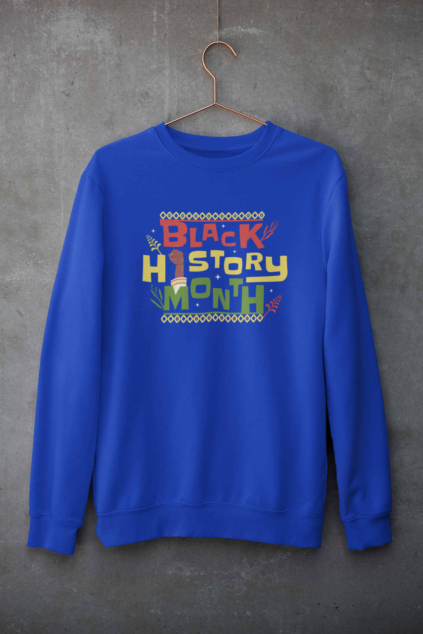Black History Month With Hand Sweatshirt