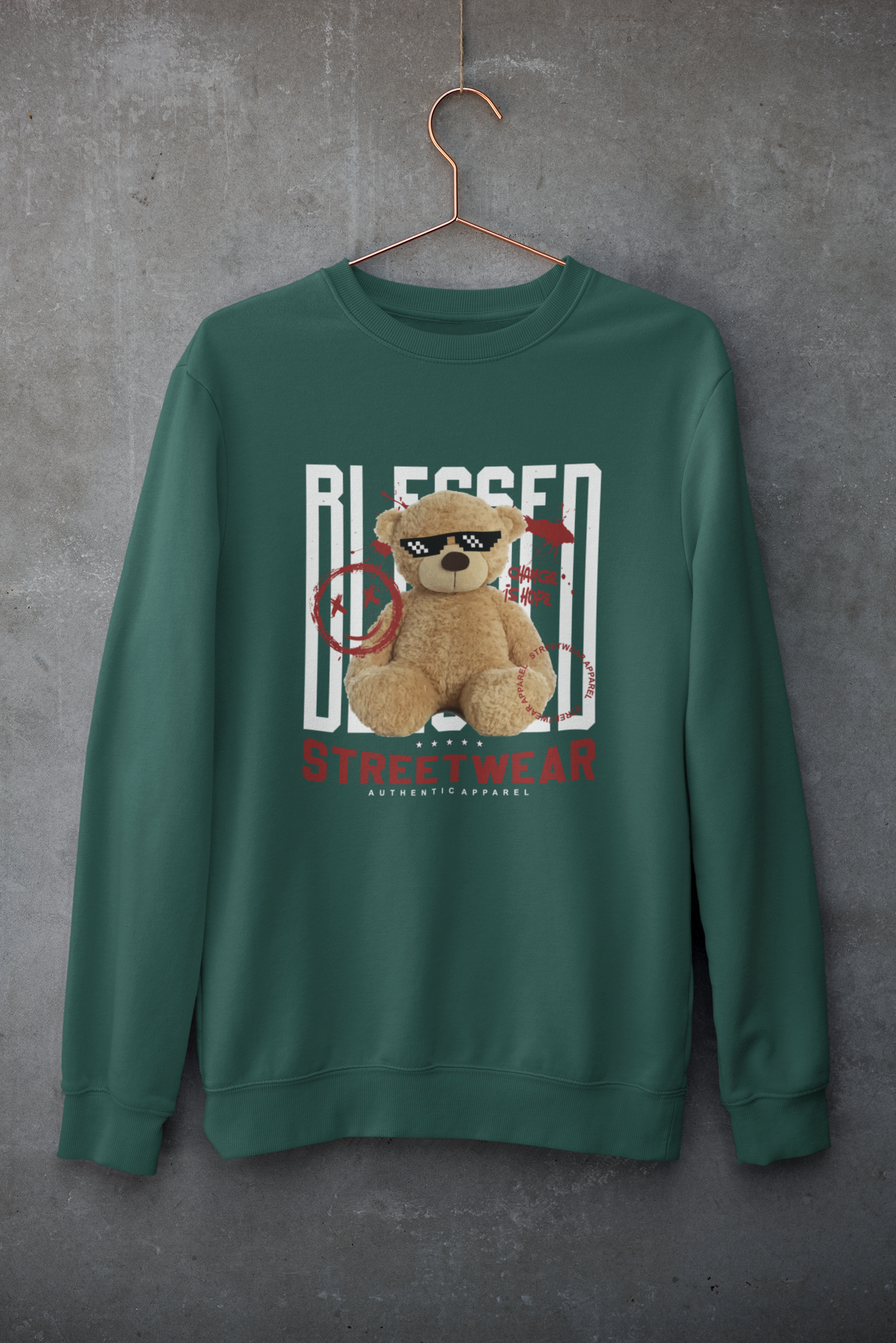 Blessed Streetwear Teddy Sweatshirt