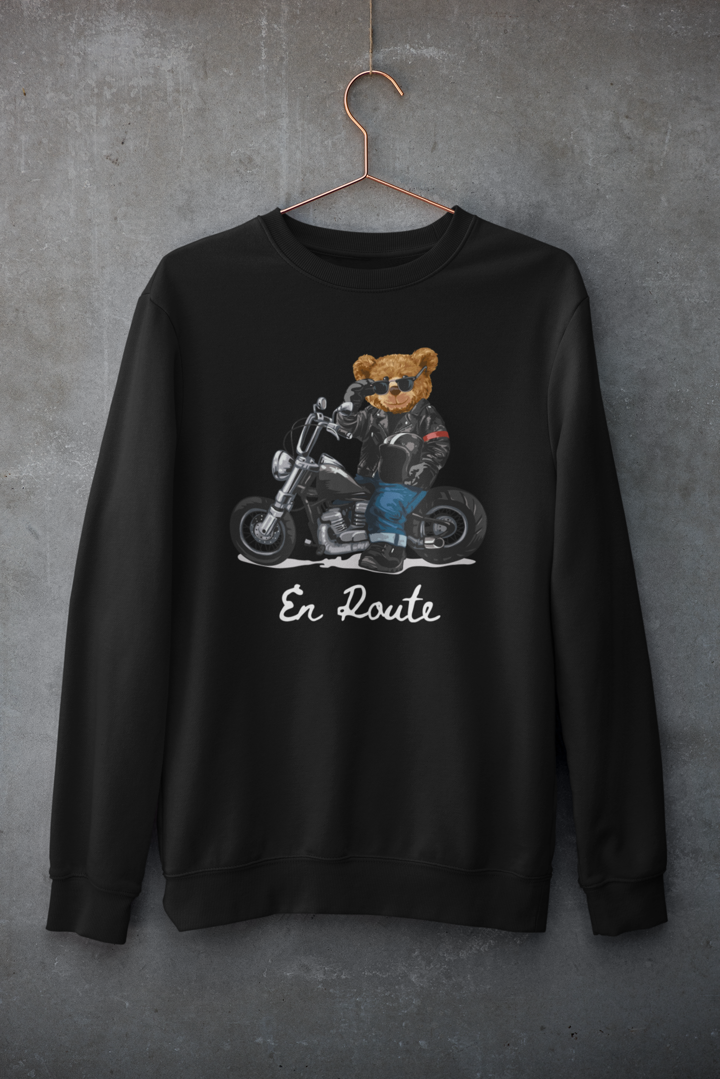 Biker Enroute Teddy Sweatshirt