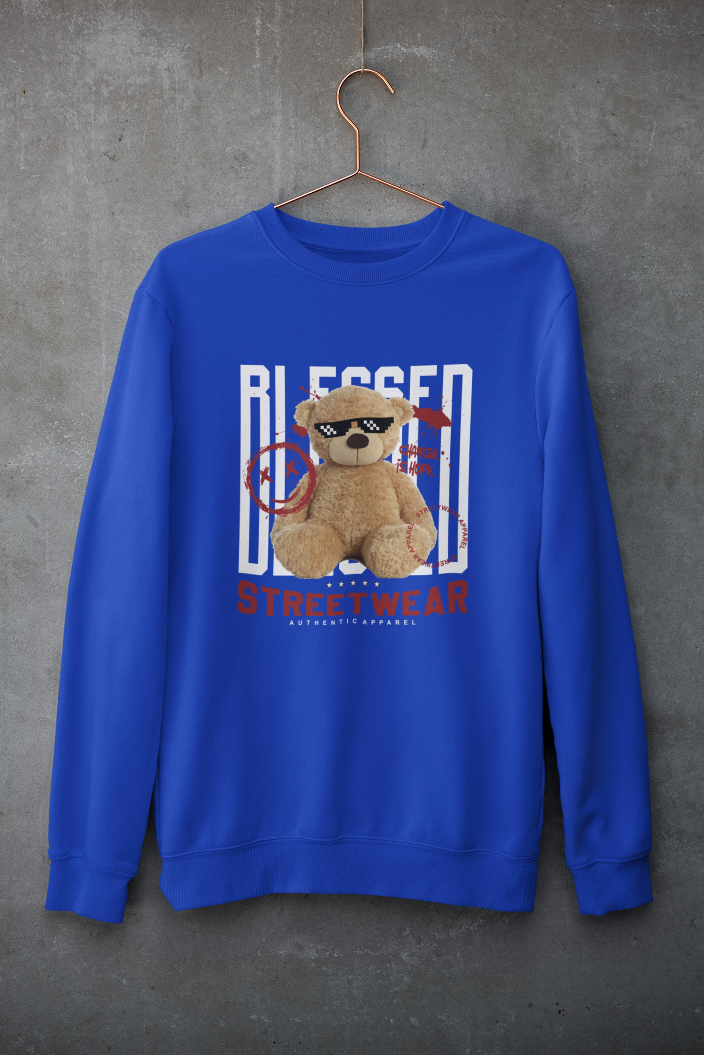 Blessed Streetwear Teddy Sweatshirt