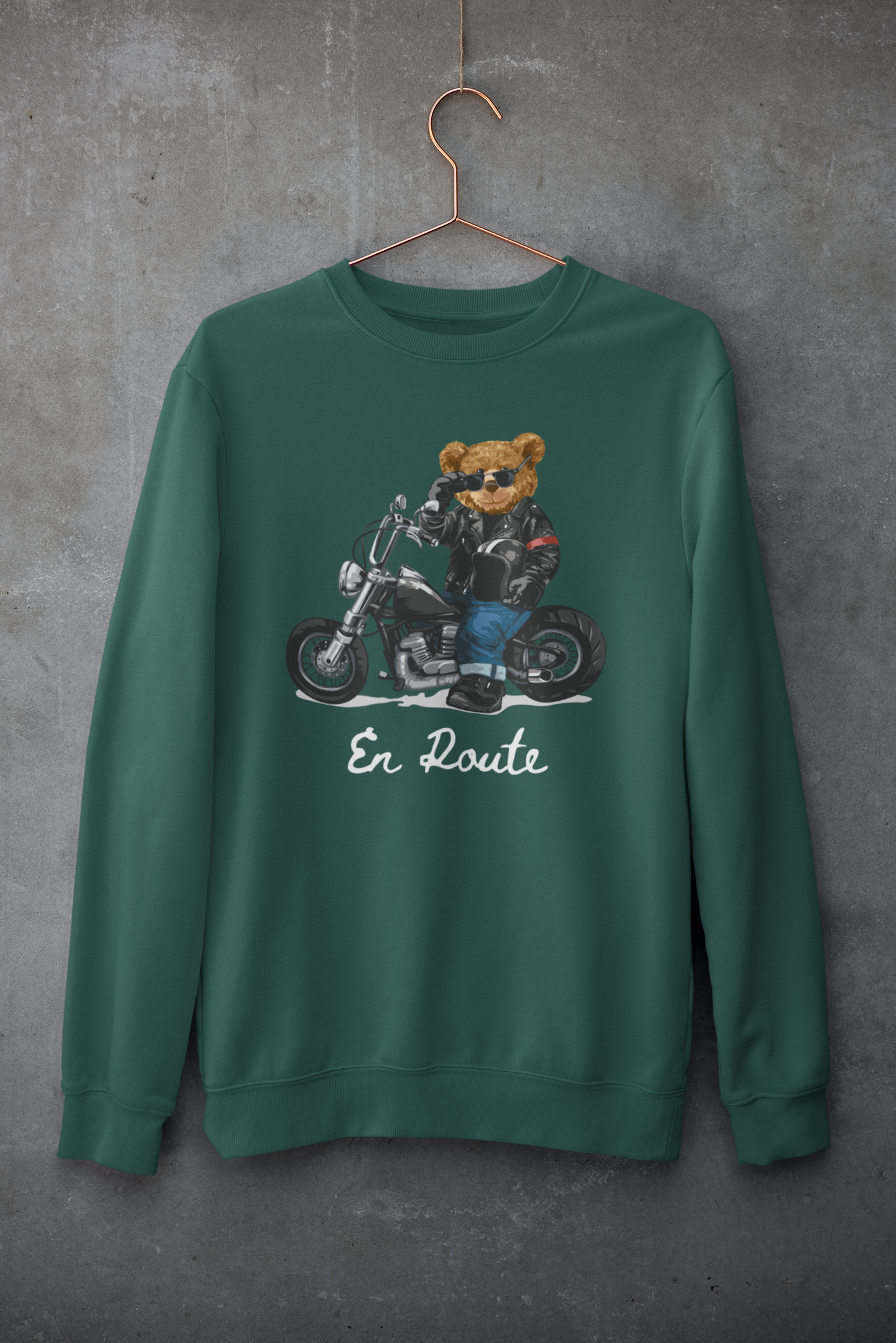Biker Enroute Teddy Sweatshirt