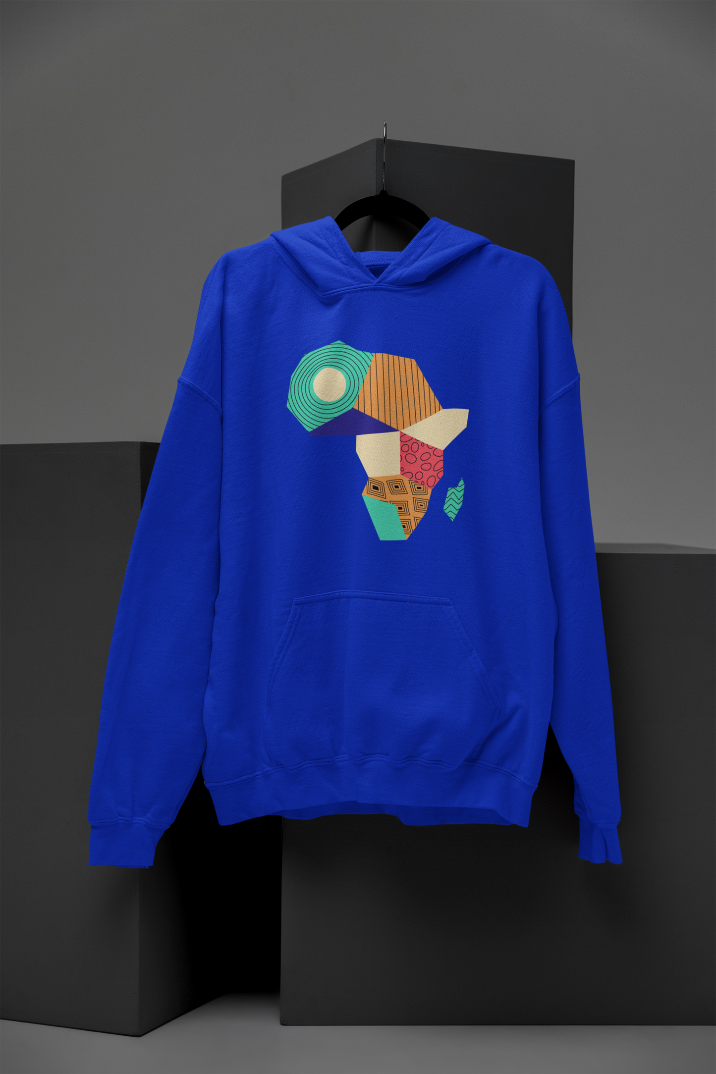 Africa Map Pattern Hoodie