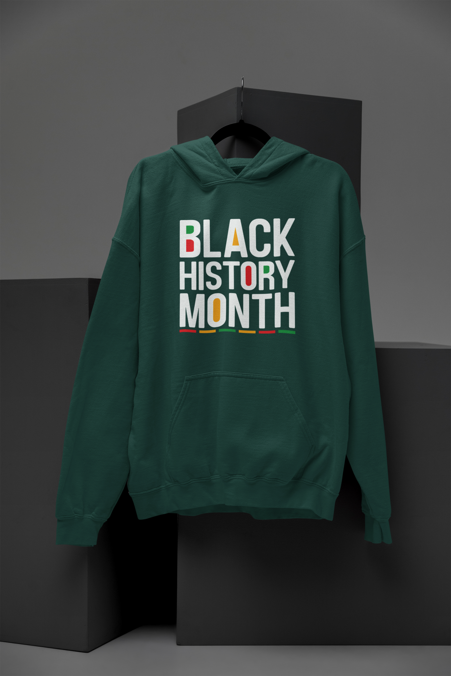 Black History Month Colored Hoodie