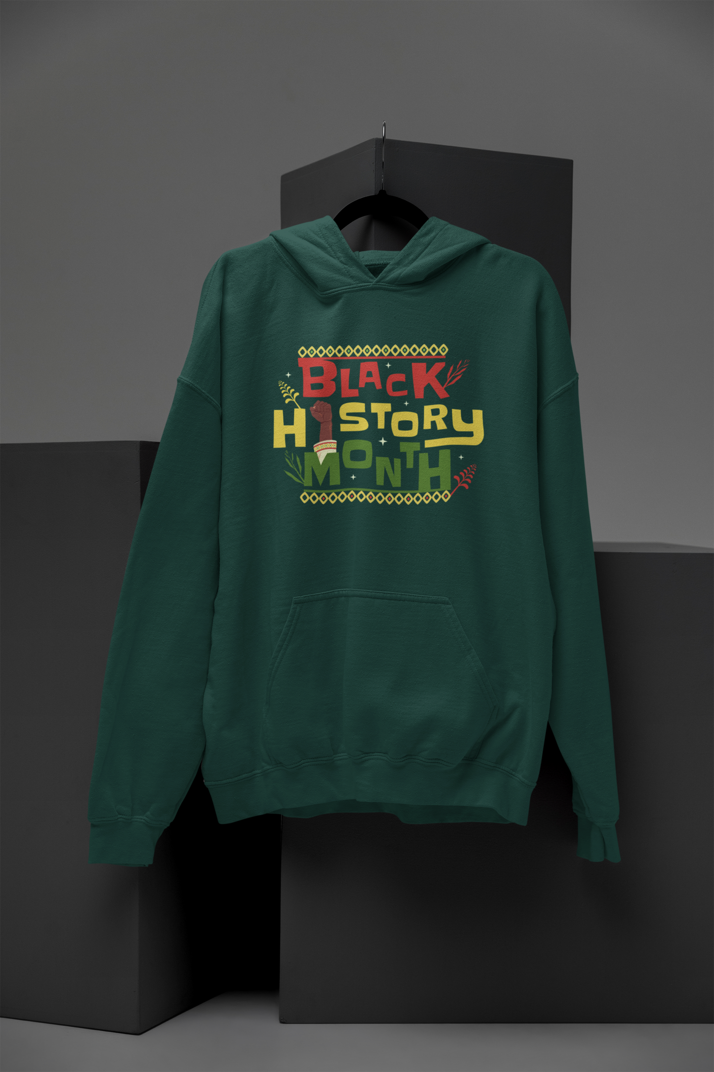 Black History Month With Hand Hoodie