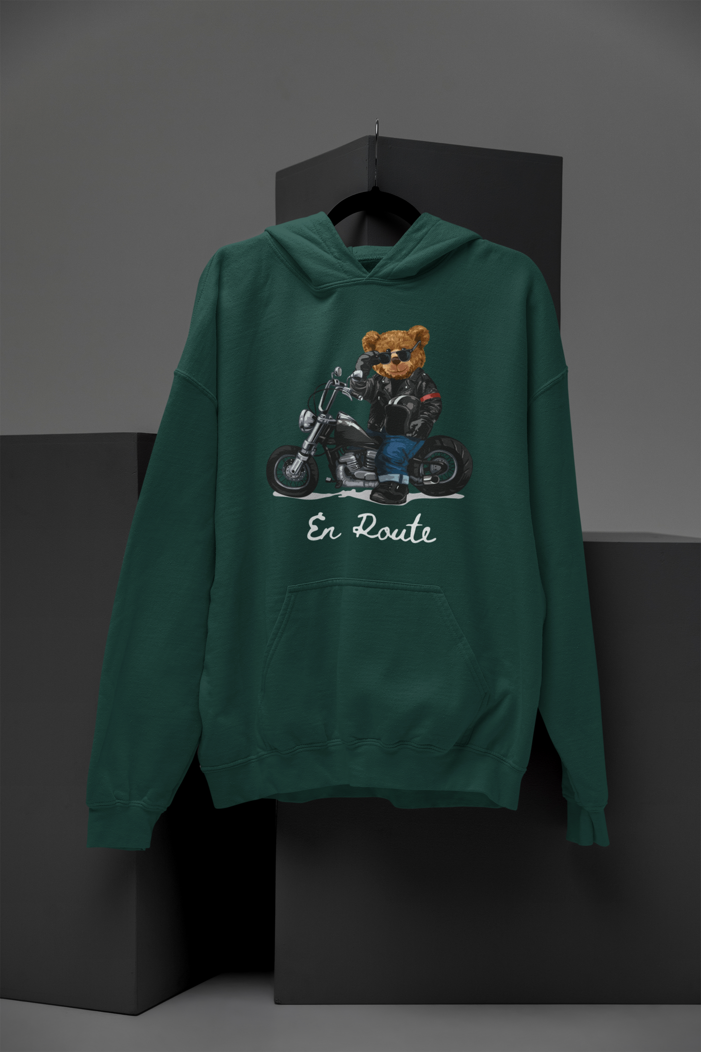 Biker Enroute Teddy Hoodie