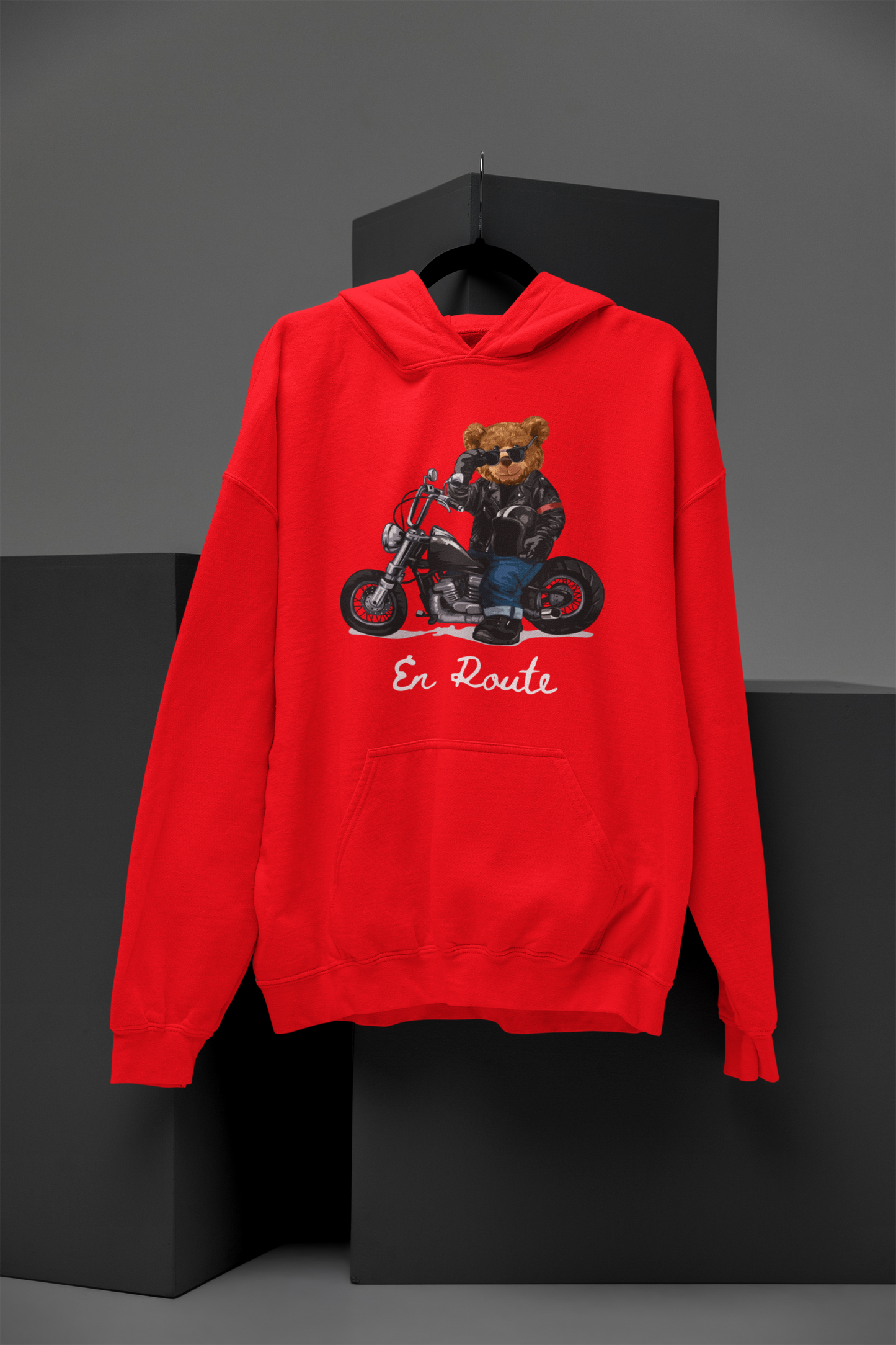 Biker Enroute Teddy Hoodie