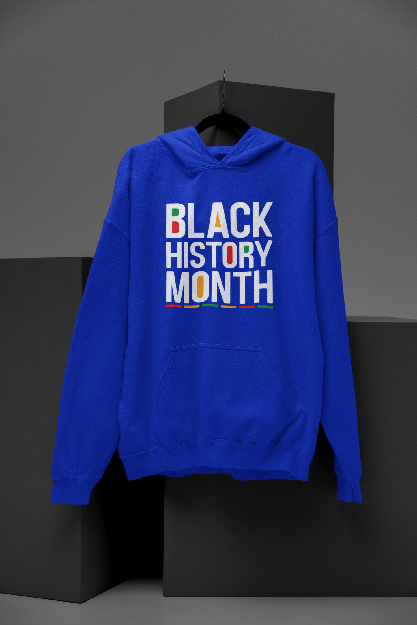 Black History Month Colored Hoodie