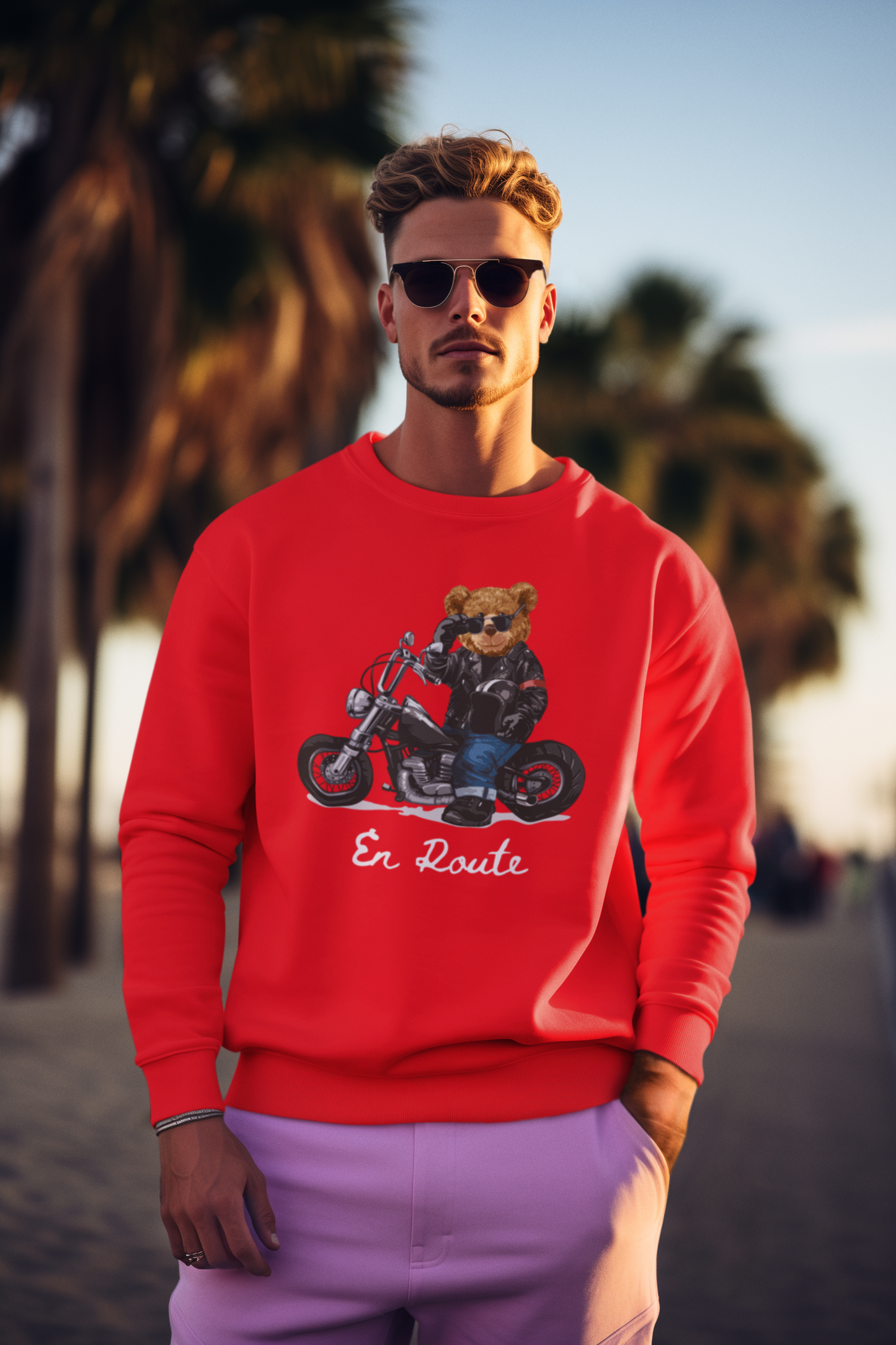 Biker Enroute Teddy Sweatshirt