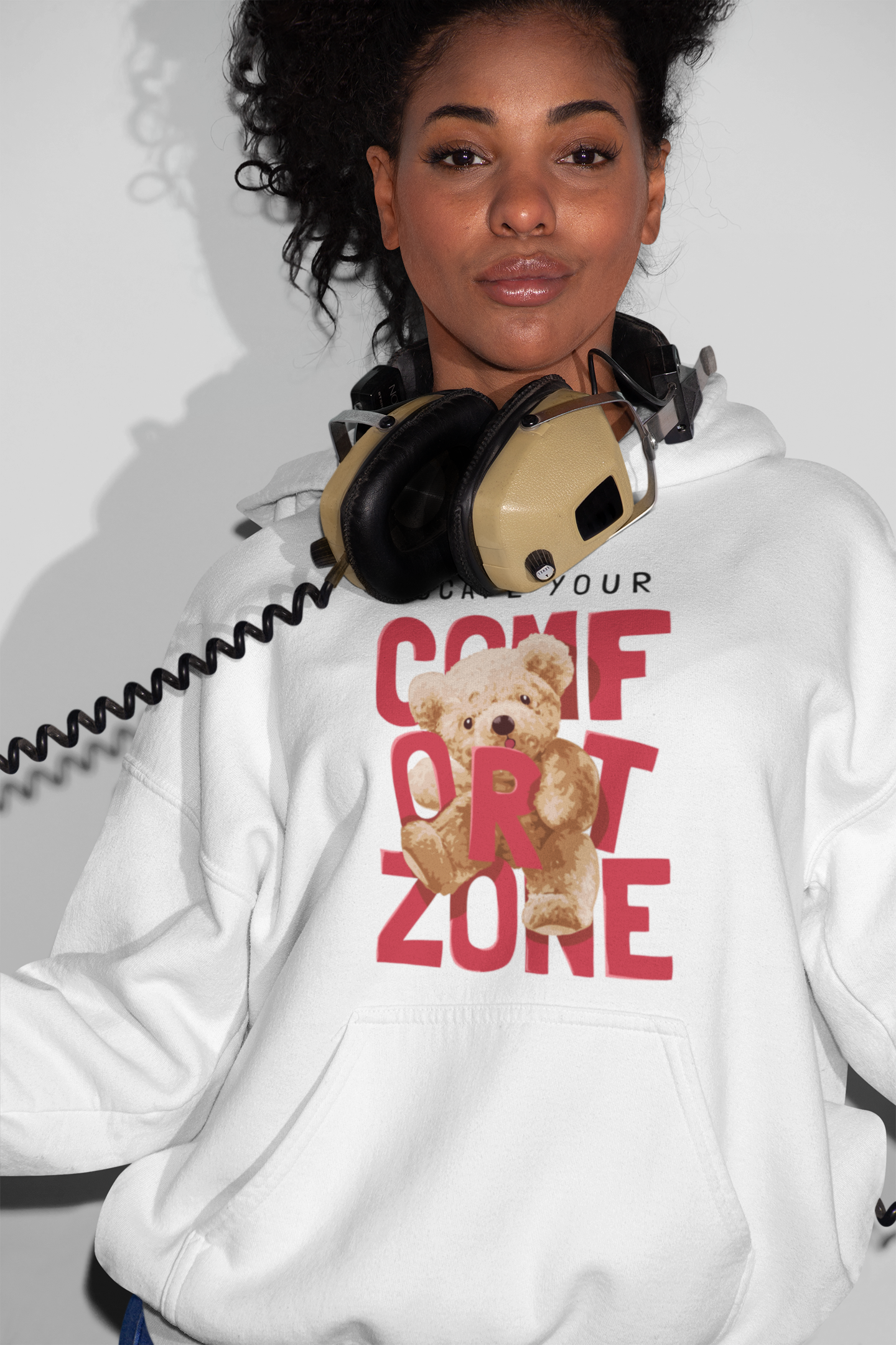 Escape Your Comfort Zone Teddy Hoodie