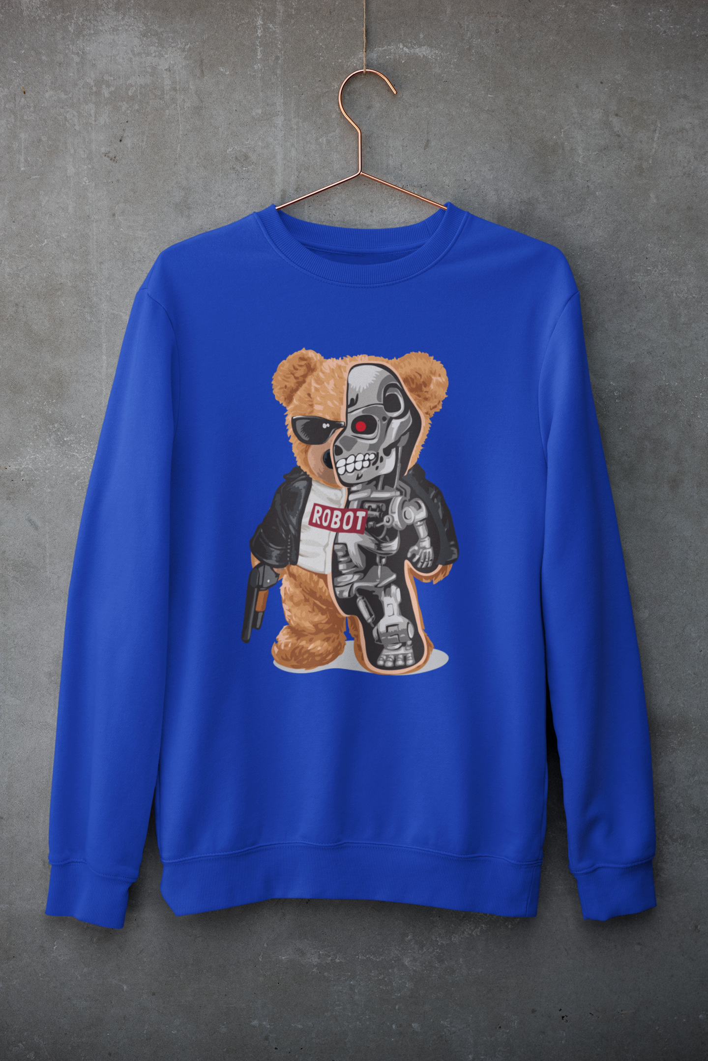 Robot Teddy Sweatshirt