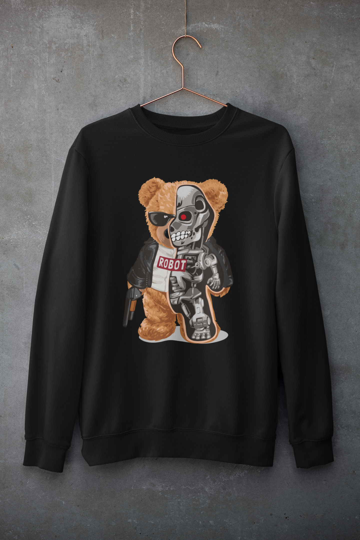 Robot Teddy Sweatshirt